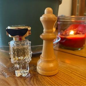 3/4 Full Paco Rabanne Fame Travel Size Eau de Parfum + FREE CK Eternity SAMPLE